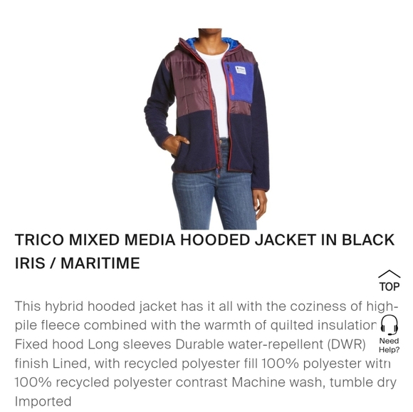 COTOPAXI TRICO HYBRID - BLACK IRIS COLOR - Picture 7 of 9